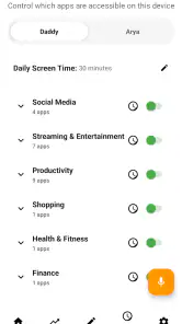 Raxak: Parental Control App screenshot