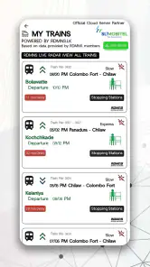RDMNS.LK : Live Train Alerts screenshot