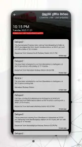 RDMNS.LK : Live Train Alerts screenshot