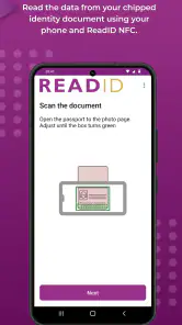 ReadID Me screenshot