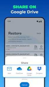 Recuperar contatos & Backup screenshot