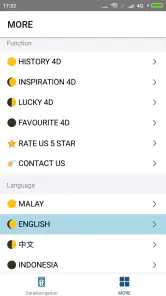 Result 4D Live History 4D screenshot
