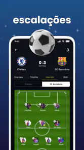 Resultados de futebol ao vivo screenshot