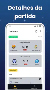 Resultados de futebol ao vivo screenshot