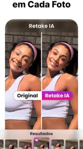 Retake AI: Editor de Fotos screenshot