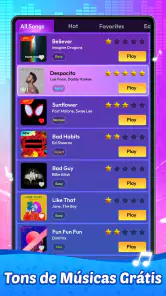 Rhythm Rush Lite-jogo de piano screenshot