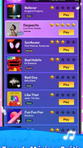 Rhythm Rush Lite-jogo de piano screenshot