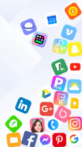 Rolling Icon: Papel parede 3D screenshot