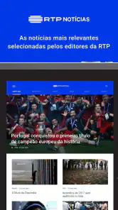 RTP Notícias screenshot