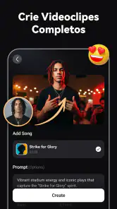 Rymo: Criar Música e Vídeo IA screenshot