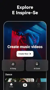 Rymo: Criar Música e Vídeo IA screenshot