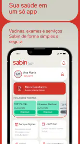 Sabin Diagnóstico e Saúde screenshot