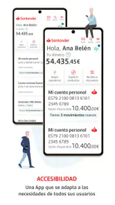 Santander España screenshot