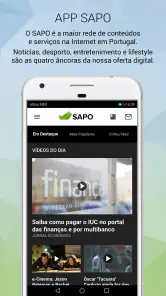 SAPO screenshot