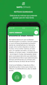 SAPO Jornais screenshot