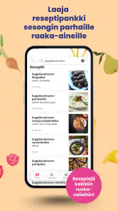Satokausi®-sovellus screenshot