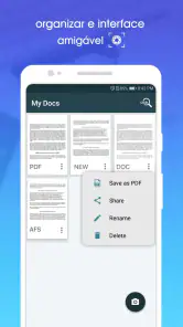 Scanner PDF: scanner documento screenshot