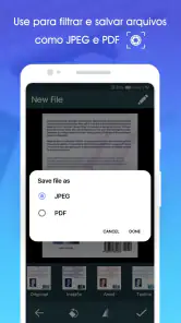 Scanner PDF: scanner documento screenshot