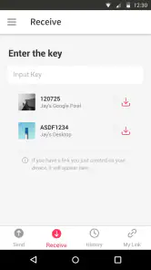Send Anywhere (Transferências) screenshot