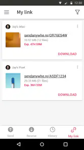 Send Anywhere (Transferências) screenshot