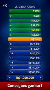Show do Milionário Brasil 2025 screenshot