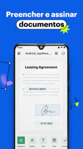 signNow Assinar documentos PDF screenshot