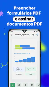signNow Assinar documentos PDF screenshot