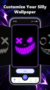 Silly Fun Smile Live Wallpaper screenshot