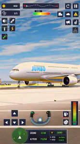 Simulador de voo de jogo avião screenshot