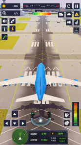 Simulador de voo de jogo avião screenshot