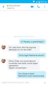 Skype for Business for Android screenshot