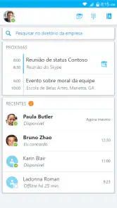 Skype for Business for Android screenshot