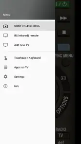 Smart TV Remote for Sony TV screenshot