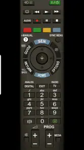 Smart TV Remote for Sony TV screenshot