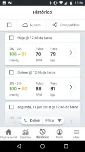 SmartBP Pressão Arterial screenshot