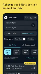 SNCF Connect: Trains & trajets screenshot