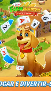 Solitaire: Aventura na Fazenda screenshot