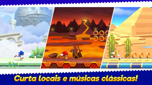Sonic Runners Adventure jogo screenshot