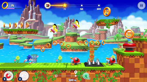 Sonic Runners Adventure jogo screenshot