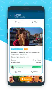 SpareRoom UK screenshot