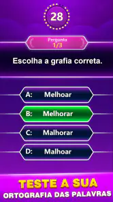 Spelling Quiz - Jogo de trivia screenshot