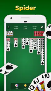 Spider Solitaire Jogo Clássico screenshot