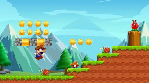 Super Bino Go jogo de aventura screenshot
