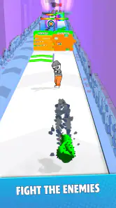Superhero Hand Run screenshot