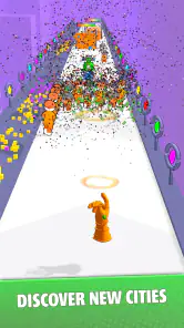 Superhero Hand Run screenshot