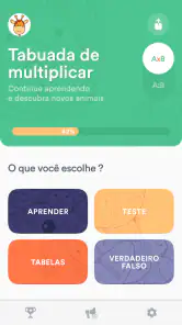Tabuada. Jogo de multiplicação screenshot