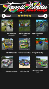 Tamil Nadu Bus and Map Bussid screenshot