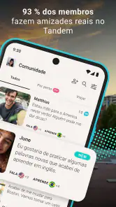 Tandem: intercâmbio de idiomas screenshot