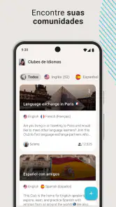 Tandem: intercâmbio de idiomas screenshot