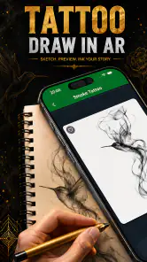 Tatuagem AR Draw&amp;Trace screenshot